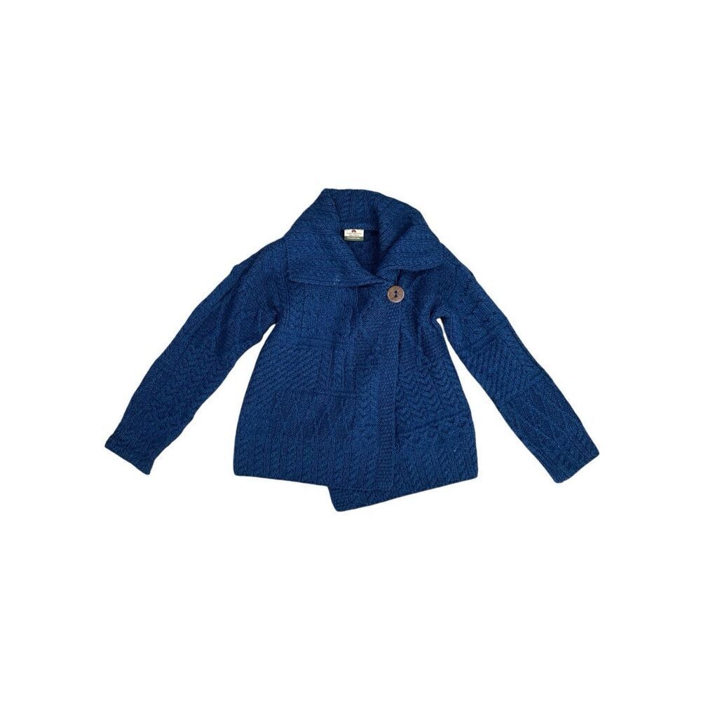 Women's Blue Cardigan Sweater